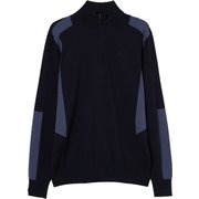 ゴルフウェアメンズ GM66B Kendrick Knitted Zip Sweater セーター S ネイビー 071-14915-44-098