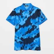 ゴルフウェアメンズ GM06A Tour Tech Print Polo シャツ半袖 S ターコイズ 071-24840-44-094