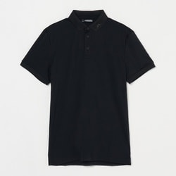 ゴルフウェアメンズ GM09A KV Print Polo シャツ半袖 S ブラック 071-24843-44-019