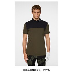 ゴルフウェアメンズ GM11A Jeff Polo シャツ半袖 L カーキ系 071-24845-48-028