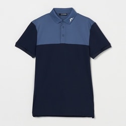 ゴルフウェアメンズ GM11A Jeff Polo シャツ半袖 S ネイビー 071-24845-44-098