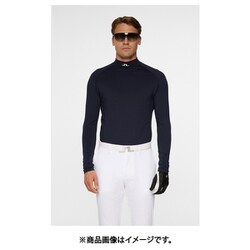 ゴルフウェアメンズ GM19B Ello Brushed Top シャツ長袖 XL ネイビー 071-24911-50-098