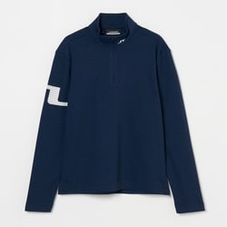 ゴルフウェアメンズ GM37A Heath Strike Mid Layer シャツ長袖 S ネイビー 071-34915-44-098