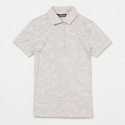 ゴルフウェアレディース GW07A Tour Tech Print Polo シャツ半袖 XS アイボリー 072-24841-36-006