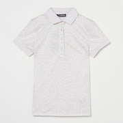 ゴルフウェアレディース GW07A Tour Tech Print Polo シャツ半袖 XS Lパープル 072-24841-36-081