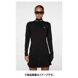 ゴルフウェアレディース GW24A Hertta Long Sleeve Polo シャツ長袖 M ブラック 072-24913-40-019