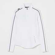 ゴルフウェアレディース GW27A Nefe Quarter Zip Mid Layer シャツ長袖 XS ホワイト 072-34911-36-004