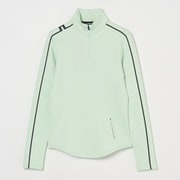 ゴルフウェアレディース GW27A Nefe Quarter Zip Mid Layer シャツ長袖 S ライム 072-34911-38-021