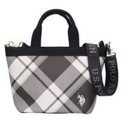 US2676BLACK CHECK トートバッグ [トートバッグ]