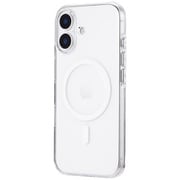 iPhone 17用 超透明ハードケース 「MASTER CLEAR mag」 クリア/ホワイト LN-IM25MCMWH