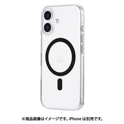 iPhone 17用 超透明ハードケース 「MASTER CLEAR mag」 クリア/ブラック LN-IM25MCMBK