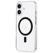 iPhone 17用 超透明ハードケース 「MASTER CLEAR mag」 クリア/ブラック LN-IM25MCMBK