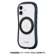 iPhone 17用 360度回転スタンド付き耐傷・耐衝撃ハイブリッドケース 「ViAMO mag swing」 ネイビー LN-IM25VMMSNV