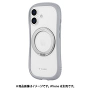 iPhone 17用 360度回転スタンド付き耐傷・耐衝撃ハイブリッドケース 「ViAMO mag swing」 ライトグレー LN-IM25VMMSLGY