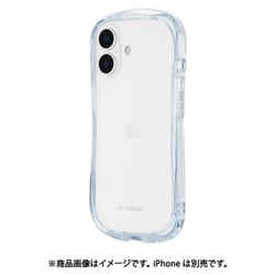 iPhone 17用 耐傷・耐衝撃ハイブリッドケース 「ViAMO crystal」 ブルー LN-IM25VMCRBL