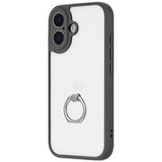 iPhone 17用 リング付き耐衝撃ハイブリッドケース 「Velta Ring」 ダークグレー LN-IM25UKHRGY