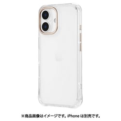 iPhone 17用 カメラ保護ハイブリッドケース 「mycam」 シャンパンゴールド LN-IM25MCGD