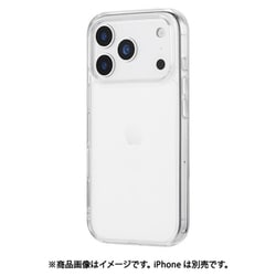 iPhone 17 Pro用 耐傷・耐衝撃ハイブリッドケース 「UTILO Hybrid」 クリア LN-IP25CTHCL