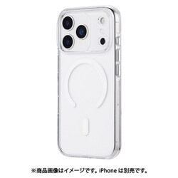 iPhone 17 Pro用 超透明ハードケース 「MASTER CLEAR mag」 クリア/ホワイト LN-IP25MCMWH