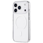 iPhone 17 Pro用 超透明ハードケース 「MASTER CLEAR mag」 クリア/ホワイト LN-IP25MCMWH
