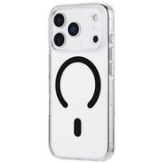 iPhone 17 Pro用 超透明ハードケース 「MASTER CLEAR mag」 クリア/ブラック LN-IP25MCMBK