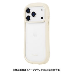 iPhone 17 Pro用 耐傷・耐衝撃ハイブリッドケース 「ViAMO freely」 ミルクホワイト LN-IP25VMFWH