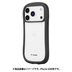 iPhone 17 Pro用 耐傷・耐衝撃ハイブリッドケース 「ViAMO freely」 ダークグレー LN-IP25VMFGY