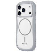 iPhone 17 Pro用 耐傷・耐衝撃ハイブリッドケース 「ViAMO mag」 ライトグレー LN-IP25VMMLGY