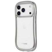 iPhone 17 Pro用 耐傷・耐衝撃ハイブリッドケース 「ViAMO alloy」 シルバー LN-IP25VMMTSV