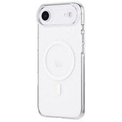 iPhone Air用 超透明ハードケース 「MASTER CLEAR mag」 クリア/ホワイト LN-IA25MCMWH