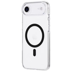 iPhone Air用 超透明ハードケース 「MASTER CLEAR mag」 クリア/ブラック LN-IA25MCMBK