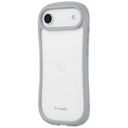 iPhone Air用 耐傷・耐衝撃ハイブリッドケース 「ViAMO freely」 ライトグレー LN-IA25VMFLGY