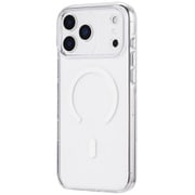 iPhone 17 Pro Max用 超透明ハードケース 「MASTER CLEAR mag」 クリア/ホワイト LN-IL25MCMWH