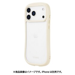 iPhone 17 Pro Max用 耐傷・耐衝撃ハイブリッドケース 「ViAMO freely」 ミルクホワイト LN-IL25VMFWH