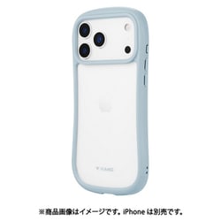 iPhone 17 Pro Max用 耐傷・耐衝撃ハイブリッドケース 「ViAMO freely」 ライトブルー LN-IL25VMFLBL