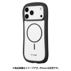 iPhone 17 Pro Max用 耐傷・耐衝撃ハイブリッドケース 「ViAMO mag」 ダークグレー LN-IL25VMMGY