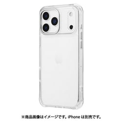 iPhone 17 Pro Max用 カメラ保護ハイブリッドケース 「mycam」 シルバー LN-IL25MCSV