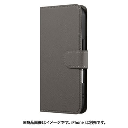 iPhone 17用 薄型・大容量収納手帳ケース 「Twoal 4Card Belt」 ダークグレー LN-IM25TW4GY