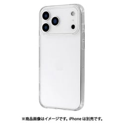 iPhone 17 Pro Max用 耐傷・耐衝撃ハイブリッドケース 「UTILO Hybrid 精密設計」 クリア LN-IL25CTHZCL2