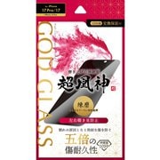 iPhone 17/17 Pro/16 Pro用 ガラスフィルム 「GOD GLASS 超凰神」練磨 覗き見防止180° GG-IP25GN