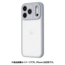 iPhone 17 Pro用 耐衝撃ハイブリッドケース 「Velta」 ライトグレー LN-IP25UKHLGY