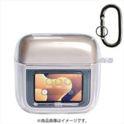 JBL Tour Pro3用 ソフト ケース カバー TPU保護ケース キズ防止 耐衝撃 落下防止 カラビナ付き 透明クリア CREC-TP3-TCL