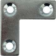 スリムサポート L字フラット ユニクロ（シルバー）（a）35×（b）12×（t）2mm（1個） 00069154
