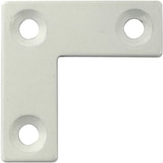 スリムサポート L字フラット 白(ホワイト)(a)35×(b)12×(t)2mm(1個) 00069156