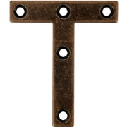 スリムサポート T字フラット ブロンズ(a)50×(b)12×(c)40×(t)2mm(1個) 00069169