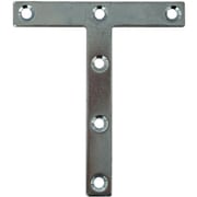 スリムサポート T字フラット ユニクロ(シルバー)(a)90×(b)12×(c)80×(t)2mm(1個) 00069174