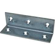 スリムサポート 棚受(L型・内皿)ユニクロ(シルバー)(a)80×(b)25×(t)2mm(1個) 00069186