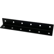 スリムサポート 棚受(L型・内皿)黒(ブラック)(a)170×(b)25×(t)2mm(1個) 00069191