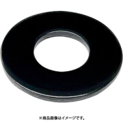 カラー平ワッシャー(内径)M10×(外径:D)21×(厚み:t)2mm 黒(ブラック)〈4枚入〉 10103308
