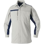 長袖シャツ シルバーグレー M 9528-02-22-M